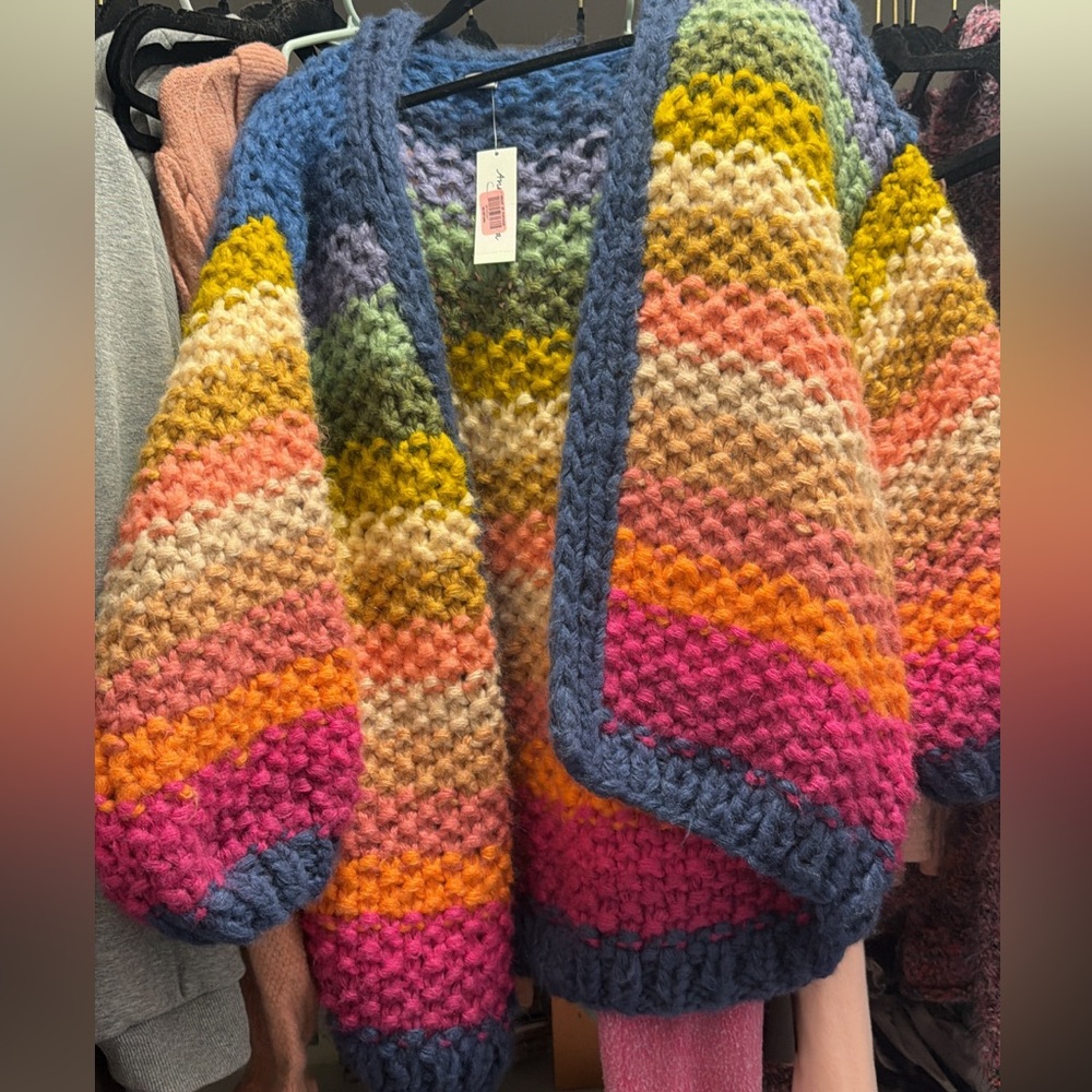 Multicolor Chunky Knit Sweater